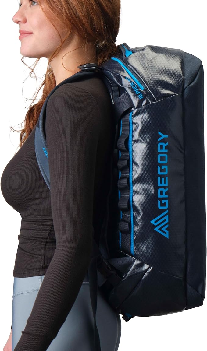Gregory Alpaca 40L Water-Resistant Adventure Travel/Gear Organization Duffel Bag with Packing Cube Included, Slate Blue