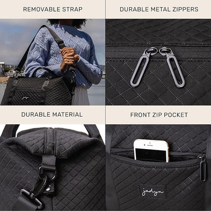 Jadyn Lola Travel Bag, Weekender/Overnight Duffel, Gym Tote Bag for Women, Men