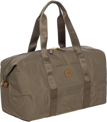 Bric's X-Collection Recycled fabric holdall medio 2in1 foldable - Nut