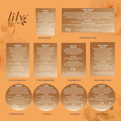 Christmas Gifts for Women - 17Pcs Vanilla Bath and Body Gift Basket Set for Women Spa Gift Baskets Spa Kit | Perfect Gifts for Valentines, Mothers Day, Birthday Gifts, Self Skin Care Gift Sets for Her