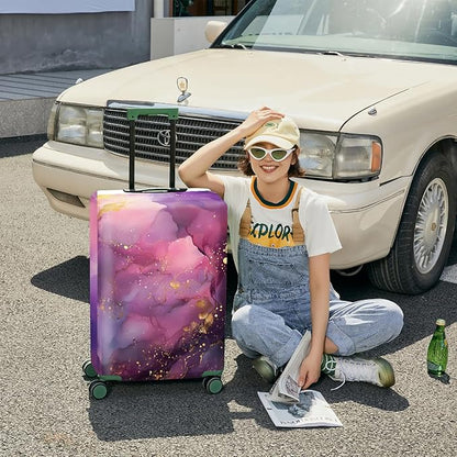 ANNA QUEEN Travel Luggage Cover Suitcase Protector Suitcase Cover Anti-Scratch,Stretchable Bag Cover Washable Durable Polyester