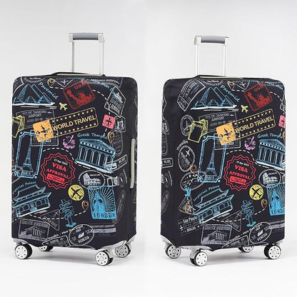 Travelkin Luggage Covers For Suitcase Tsa Approved,Suitcase Cover Protector Fit 18-32 Inch Luggage