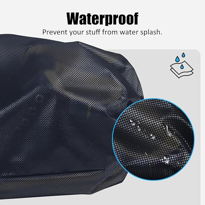 Gloppie Shoe Bags for Travel, (4-Pack) Shoe Storage Bag with Drawstring, Packing Organizer for Sneakers, Gym, Luggage, Closet, Weekender Overnight Travel Essentials