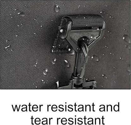 Military Tactical Outdoor Gym Bag Small Duffel Bag with Shoes Compartment for Sports Travel Camping Hunting (A-Black)