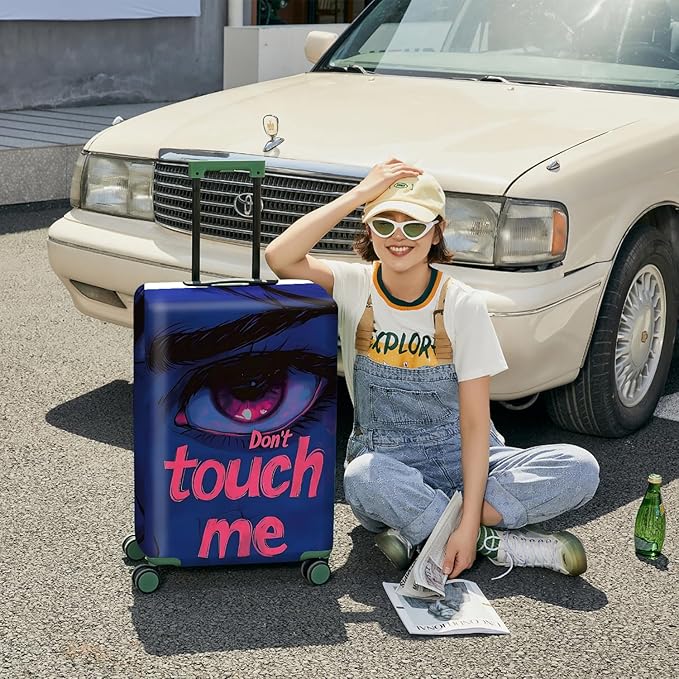 ANNA QUEEN Travel Luggage Cover Suitcase Protector Suitcase Cover Anti-Scratch,Stretchable Bag Cover Washable Durable Polyester