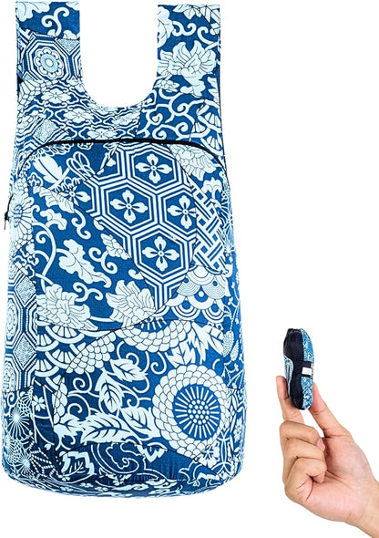 Nanobag Ultra-Lightweight Foldable Backpack for Traveling and Compact Mini Hiking Pack for Men & Women, Reusable Collapsible