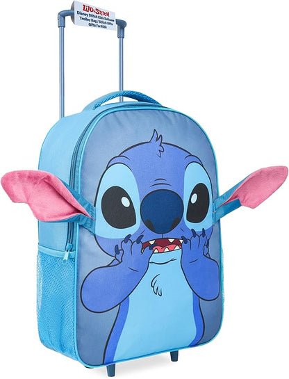Disney Stitch Luggage Travel Essentials Suitcase Kids Foldable Luggage with Wheels 17