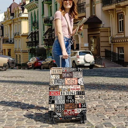 Travel Luggage Cover Suitcase Protector Fits 18-32 Inch Wheel Covers PatternedTravel Related Items Flower Luggage Protector Elastic XL