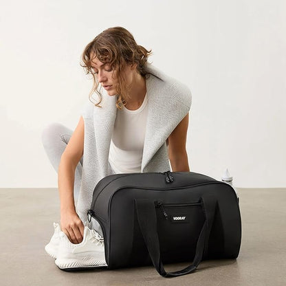 Vooray Burner Gym Duffel Bag, Gym Bag for Women and Men with Shoe Compartment, Weekender, Overnight & Travel Duffel for Sports and Workout