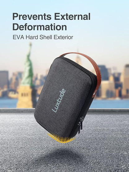 Luxtude Electronics Organizer Travel Case, Tech Organizers Travel Case, Hard Charger Organizers, Portable Cable Organizer, Travel Essentials for Charger/Mouse/Cash/Card/Pen, Tech Gifts