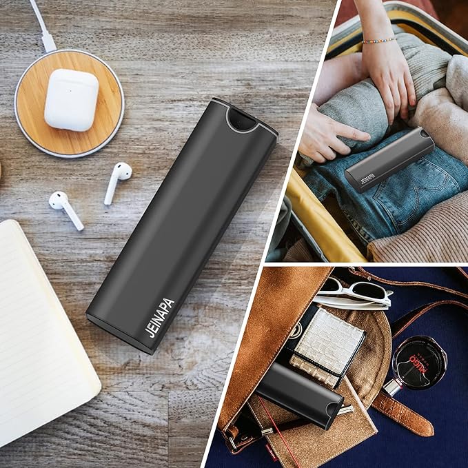 Extra Large Pill Organizer 7 Day, Aluminum Daily Pill Box, Weekly Travel Pill Case, Cute Pill Holder to Hold Vitamins, Medicines, Pills, Supplements