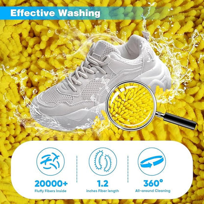 2-Packs Shoe Washing Bag for Washing Machine,Laundry Shoe Bag for Washer and Dryer Reusable Shoe Cleaning Bag