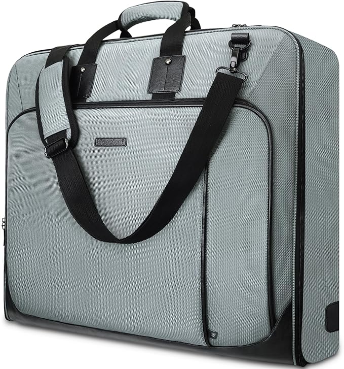 Noozion Garment Bag for Travel Large Carry On Suit Bag Hanging Travel Suit Bags Waterproof Suitcase Luggage Bag for Men Women Business Trips with Shoulder Strap