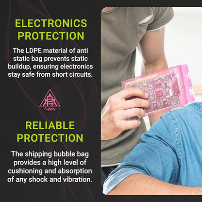 APQ Plastic Reclosable Zipper Bags, 3 x 5 Inch. Pack of 1000 Anti Static Poly Bag. Plastic Jewelry Bags. Anti Static Bag Resealable. Resealable Plastic Bags. Jewelry Poly Bags Reclosable