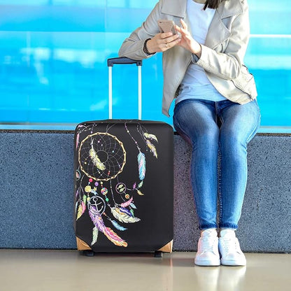 HYPER VENTURE Washable Luggage Cover - Fashion Suitcase Protector Fits 31-32 Inch Luggage (Dreamcatcher, XL)