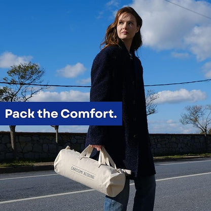 Original Contour Memory Foam Pillow with Bag – Ergonomic Cervical Neck Pillow for Side and Back Sleepers – Neck Alignment and Shoulder Support Design