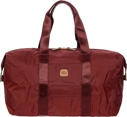 Bric's X-Collection Recycled fabric holdall medio 2in1 foldable - Bordeaux