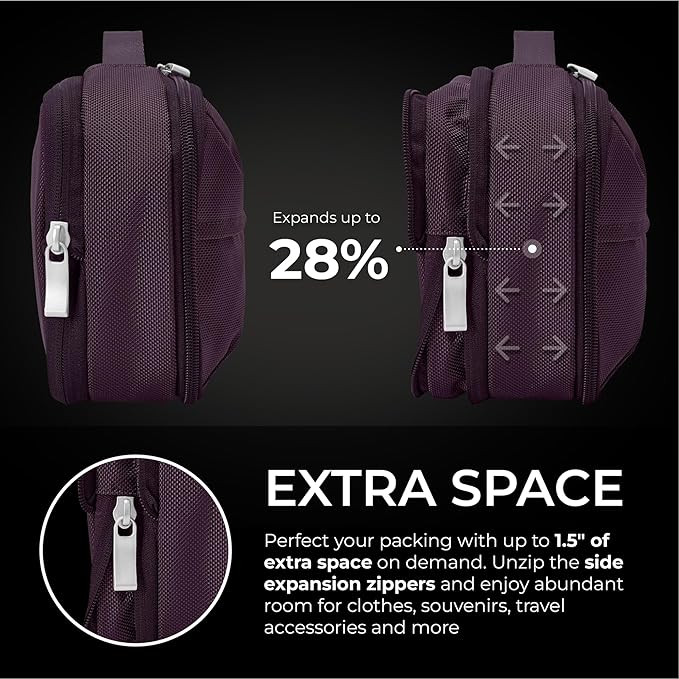 Briggs & Riley Toiletry Kit - Travel Bags for Women & Men, Organizer for Vacation, Dopp Kit for Bathroom Accessories, Makeup, & Skincare