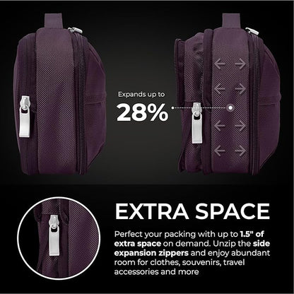 Briggs & Riley Toiletry Kit - Travel Bags for Women & Men, Organizer for Vacation, Dopp Kit for Bathroom Accessories, Makeup, & Skincare