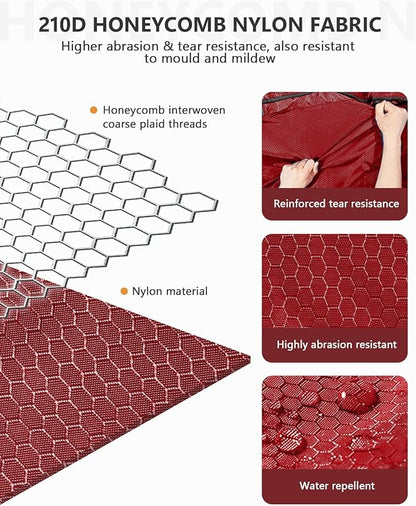 Gonex 40L 60L 80L 100L 150L Large Foldable Travel Duffle Bag with Shoes Compartment, Packable Lightweight Water Repellent Duffel Bag for Camping Gym Weekender Bag