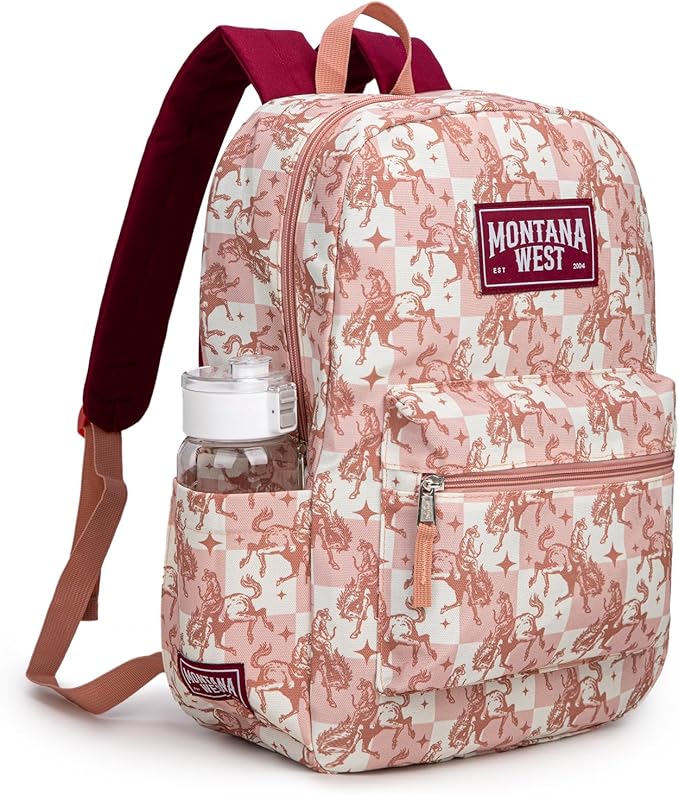 Montana West Backpack for Women Men 2 PCS Lightweight College Bookbags Casual Daypack Backpacks for Commute & Travel