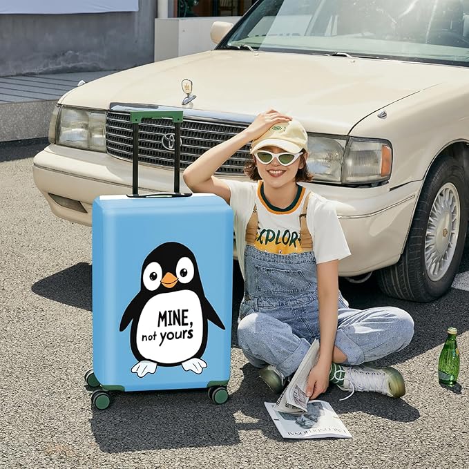 ANNA QUEEN Travel Luggage Cover Suitcase Protector Suitcase Cover Anti-Scratch,Stretchable Bag Cover Washable Durable Polyester