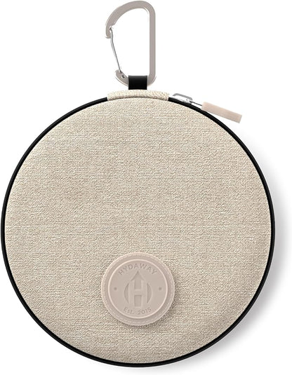 HYDAWAY Travel Case for Collapsible Bottles, Bowls & Cups - Protective Storage with Carabiner Clip - Durable, Water-Resistant, TSA-Friendly