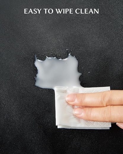 EACHY Toiletry Bag with Hanging Hook, Travel Makeup Bag PU Leather Cosmetic Bags for Women Make Up Organizer with 4 Compartments Waterproof Full-Size Portable Travel Essentials (Black，Pro)