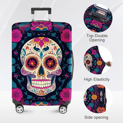 ANNA QUEEN Travel Luggage Cover Suitcase Protector Suitcase Cover Anti-Scratch,Stretchable Luggage Travel Bag Cover Washable