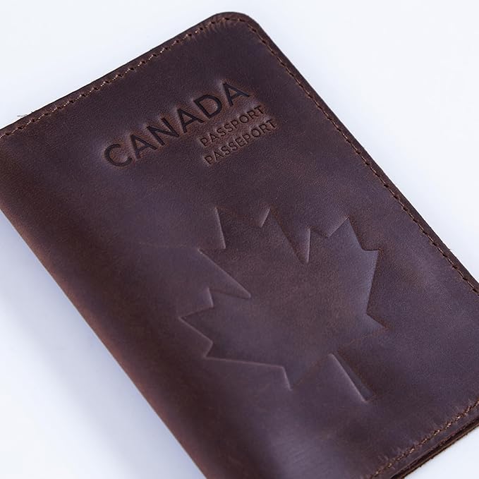 INCARNE Leather Passport Holder for Travel - Passport Case - Passport Wallet for Men - Passport Cover for Women Sleeve Protector - Travel Essentials Vacation Luggage Travel Gifts - Vintage Brown