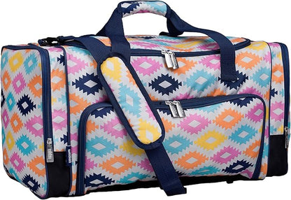 Wildkin Kids Weekender Duffel Bag – Carry-On Size for School, Travel, & Sleepovers