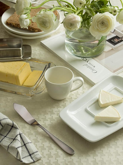 Matte Serving Set, 18/10 Stainless Steel Satin Flatware, Modern Brushed Finish Cutlery, Dishwasher Safe & Durable, Built to Last (10-Piece Serving Set, Fidenza)