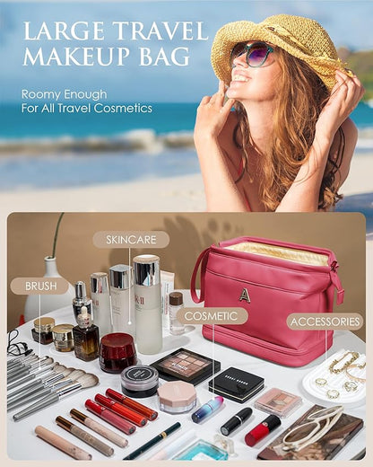 Teens Gifts, Birthday Gift for Daughter-Makeup Bag for Women, Bridesmaid Engagement Gift for Her Travel Toiletry Bag Bridal Shower Gifts for Engagement Wedding Bridesmaids Gift