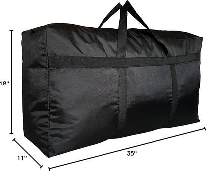Extra Large Storage Duffle Bag with Zippers and Handles, Big Foldable Duffle Bag for Travel