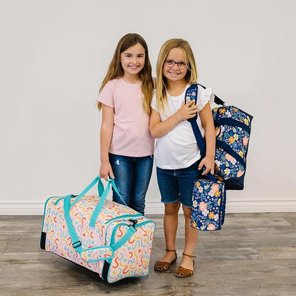 Wildkin Kids Weekender Duffel Bag – Carry-On Size for School, Travel, & Sleepovers