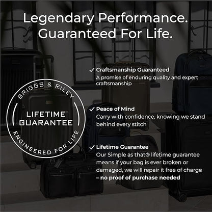 Briggs & Riley Toiletry Kit - Travel Bags for Women & Men, Organizer for Vacation, Dopp Kit for Bathroom Accessories, Makeup, & Skincare