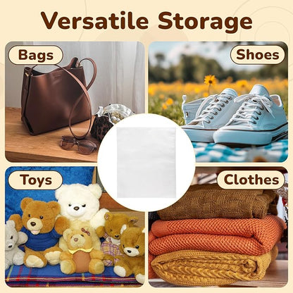 Purse Storage Dust Bags for Handbags Non Woven Bags Shoe Bags for Travel Shoes Organizer for Closet 50 Pcs(15.7 inx19.7 in)