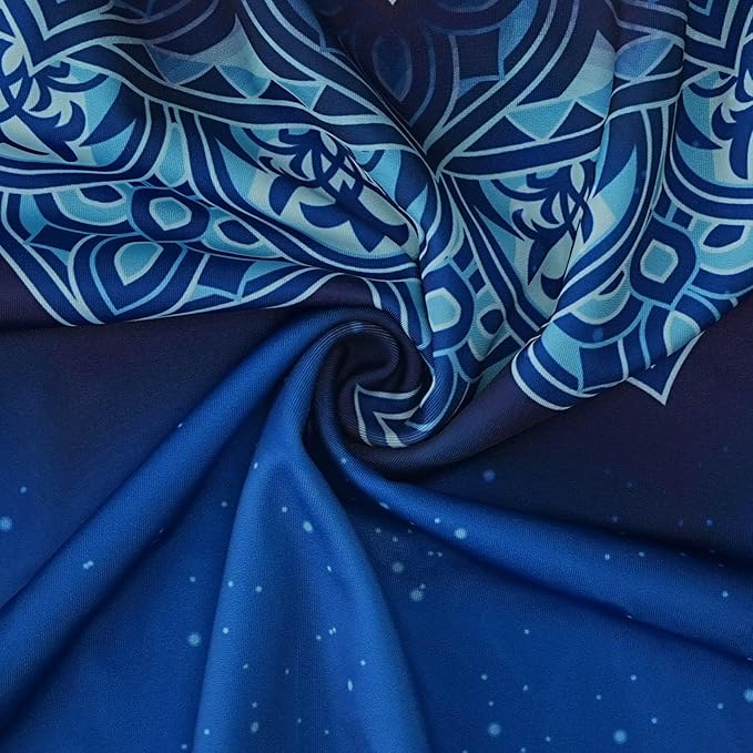 Explore Land Travel Luggage Cover Suitcase Protector Fits 31-32 Inch Case (Blue Violets, XL)