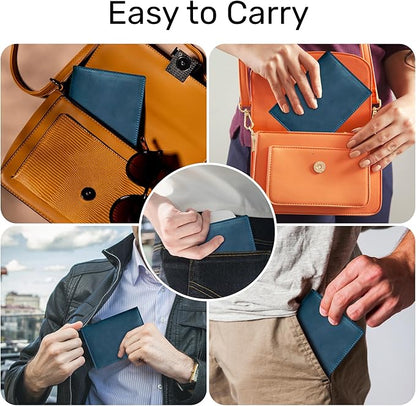 HIFA Leather Passport Holder, Handmade Passport Cover with Card and Ticket Slot - Genuine Leather, Elegant Design, Easy Access - Passport Case, Passport Wallet, Passport Holder