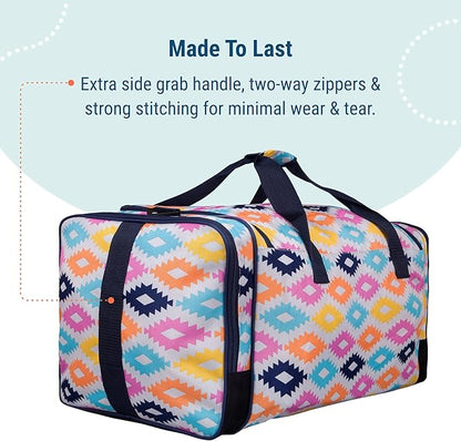 Wildkin Kids Weekender Duffel Bag – Carry-On Size for School, Travel, & Sleepovers