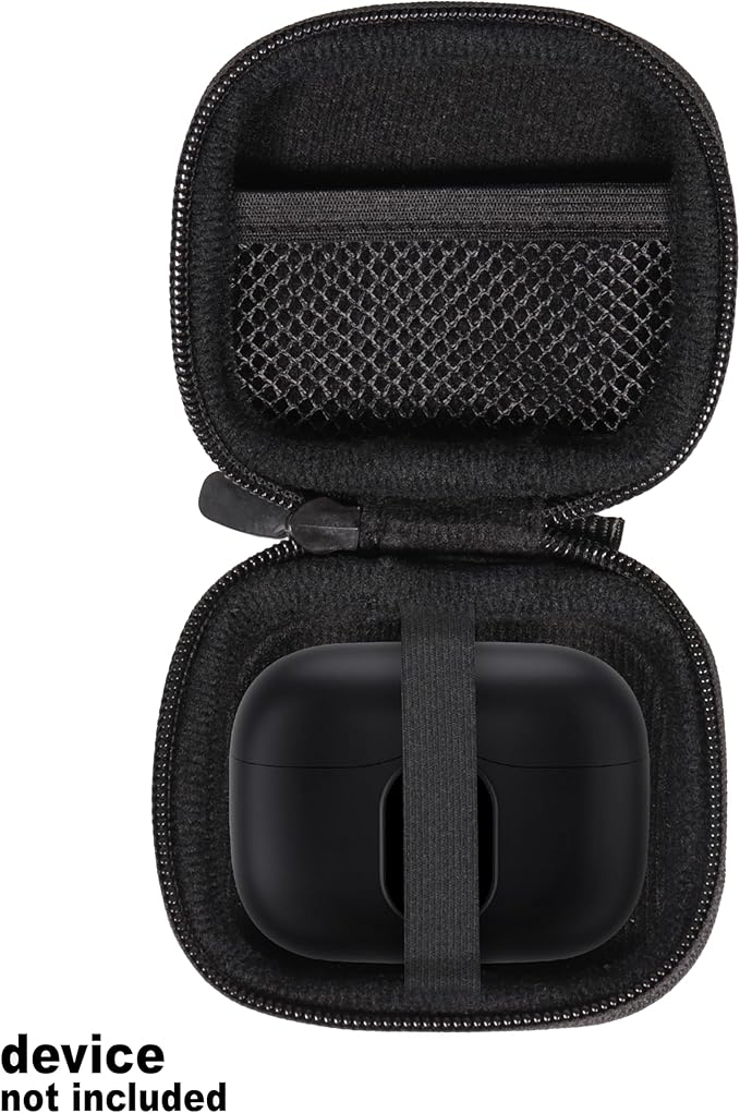 getgear case for Btootos A90 Wireless Earbuds with Noise Cancelling Mic LED Display (Black)