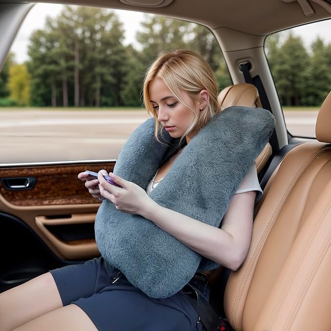 Neck Pillow for Children Travel Pillow for Sleeping Airplane-Avoid Neck&Shoulder Pain, Support Head and Neck, for Car, Airplane,Train,Office,Home