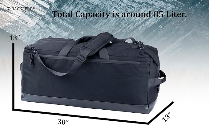 Large Military Tactical Duffle Bag Duffel Backpack for Special Work,Sports,Traveling,Camping 85L