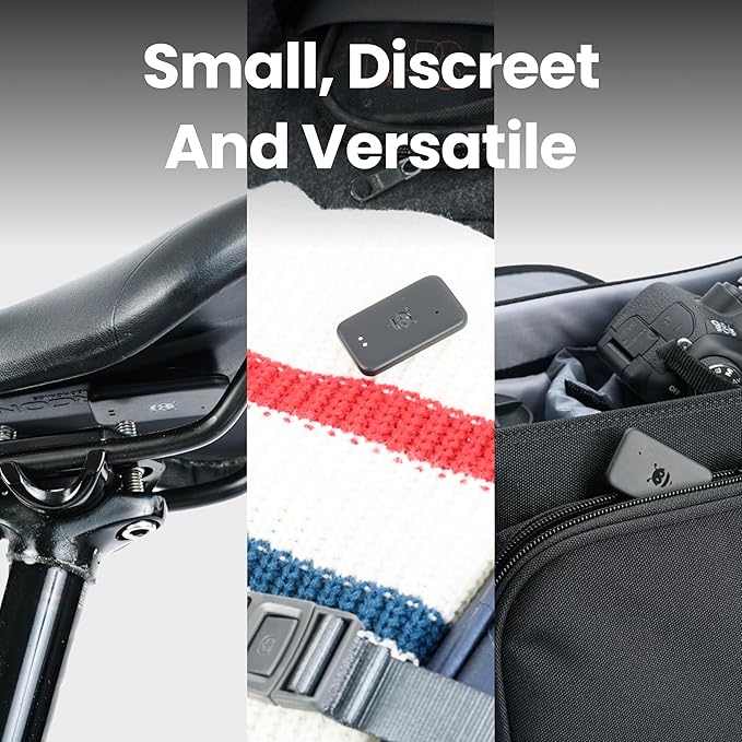 Pebblebee Tag Universal - Rechargeable Mini Item Tracker | Alternative to Air Tag & Android | 8-Month Battery Life | Works with Both Android & iOS Find My App | LED & Sound Alerts