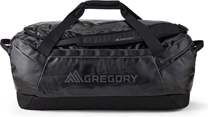 Gregory Alpaca 100L Water-Resistant Travel/Gear Organization Duffel Bag with included Packing Cube, Obsidian Black