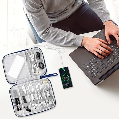 SELLYFELLY Electronics Organizer Travel Cord Organizer Case Compact Electronics Accessories Bag for Cable, Cord, Charger, Phone, Hard Drive