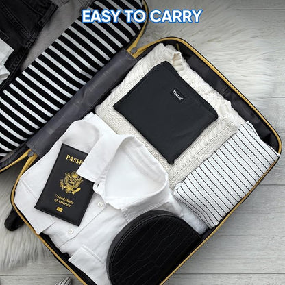 BALEINE 120L Laundry Bag Backpack, 900D Oxford Fabric Large Travel Laundry Bags with Shoulder Straps and 2 Mesh Pockets for College Dorm, Apartment, Laundromat (Black, 120L)