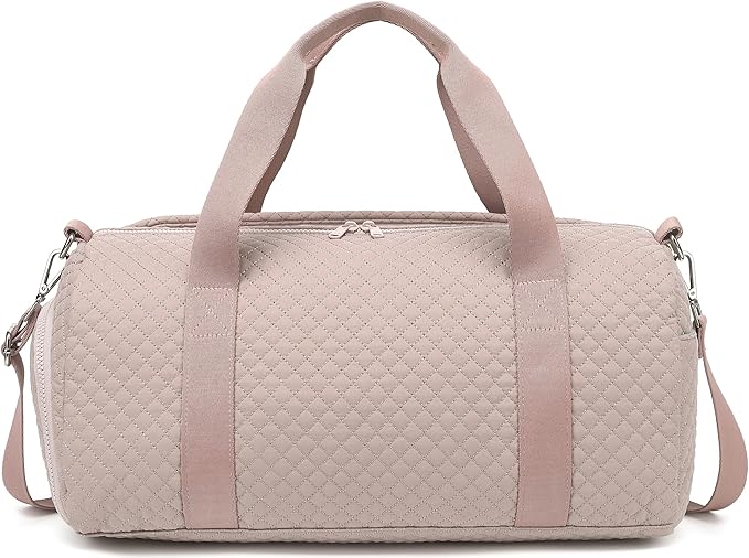 BLUBOON Duffle Bag Girls Kids Cute Gym Bag with Shoes Compartment & Wet Separation Waterproof Sports Overnight Travel Bag