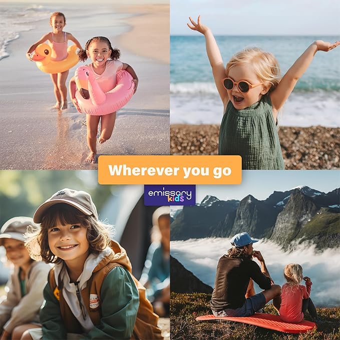 emissary Kids Luggage Sets For Girls, Unicorn Kid's Suitcase Set with Backpack, Childrens Luggage Set For Girls, Kids Carry on Suitcases Toddler Suitcase