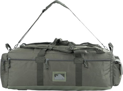 Large Military Duffle Bag Tactical Gear Load Out Bag Deployment Cargo Bag Travel Sports Equipment Duffel Luggage Bag with Backpack Straps 90L